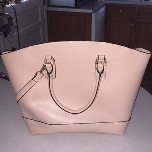Pale Pink Large Tote Handbag **NEVER USED**